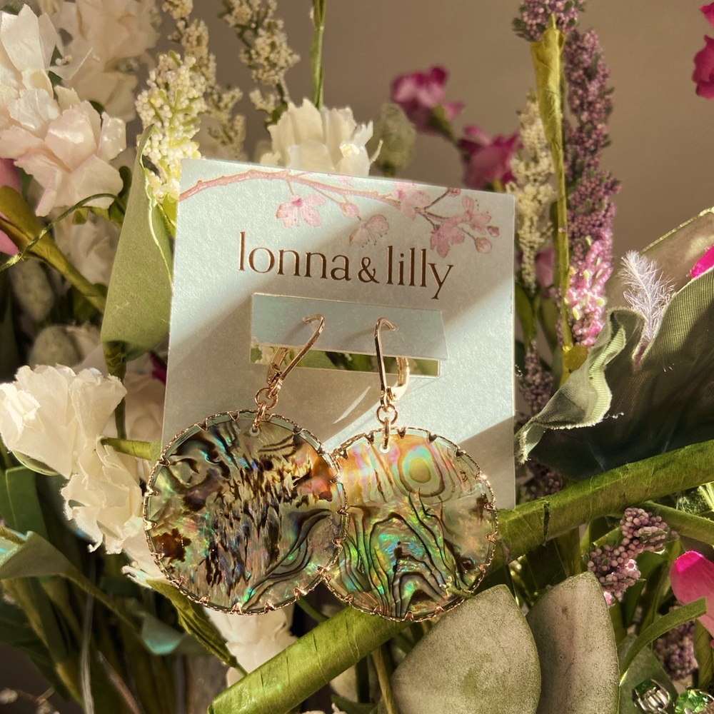 lonna & lilly Gold-Tone Disc Drop Earrings 😍✨🦋